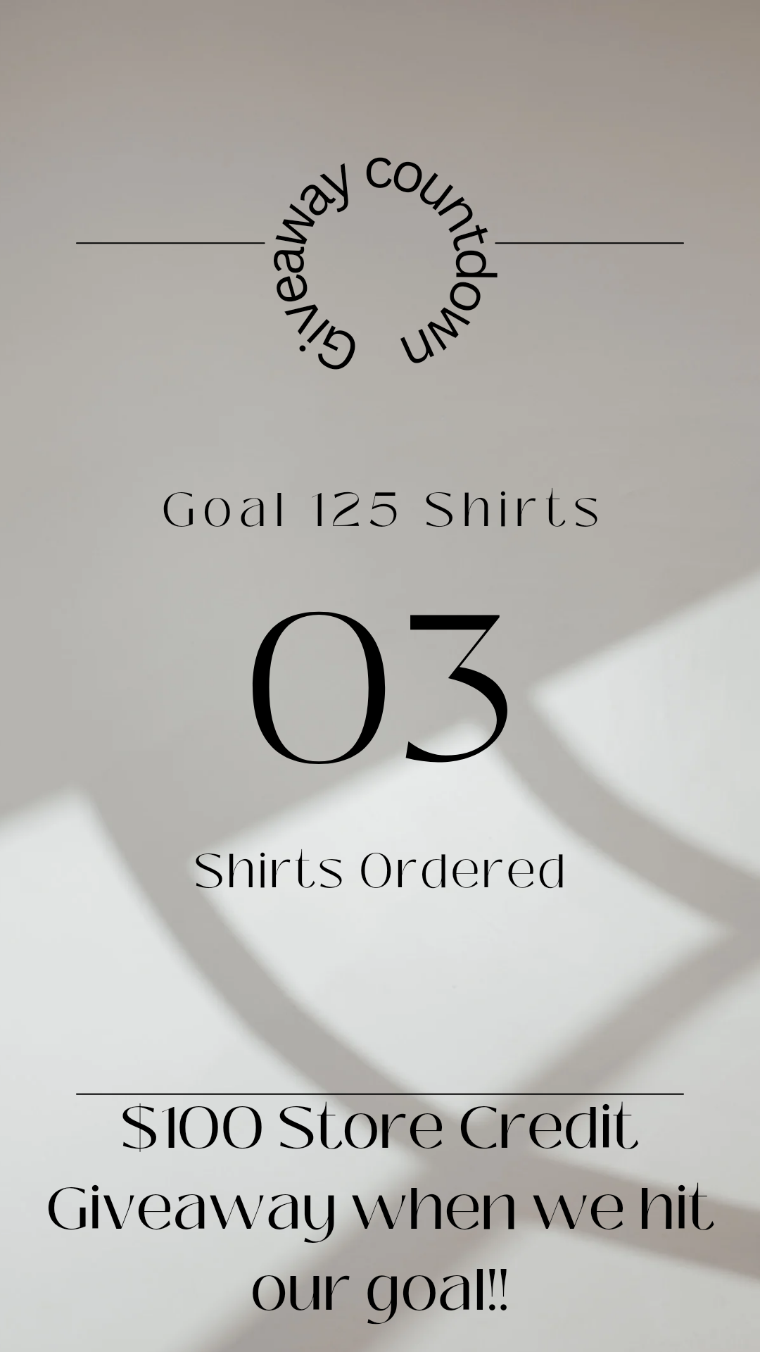 $100 Store Credit Giveaway!!!