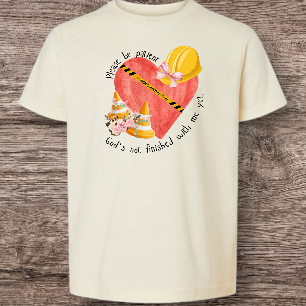 Please be patient...God's not finished