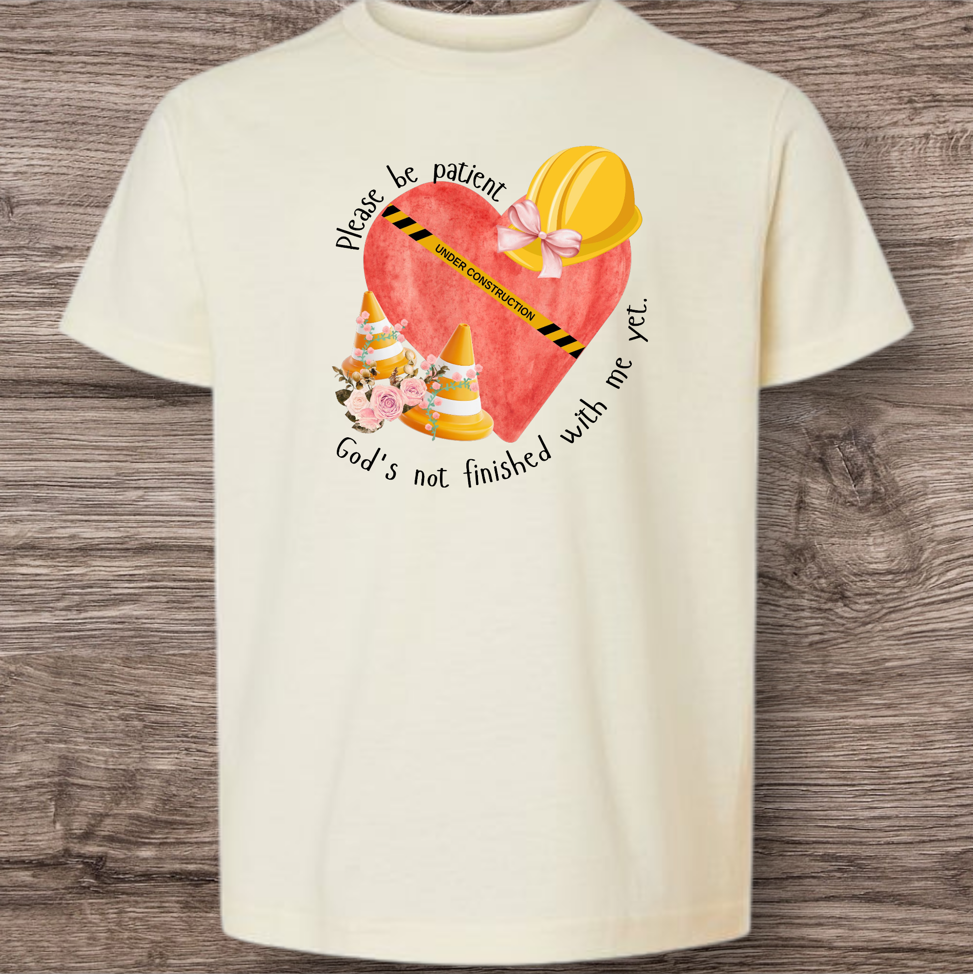 Please be patient...God's not finished