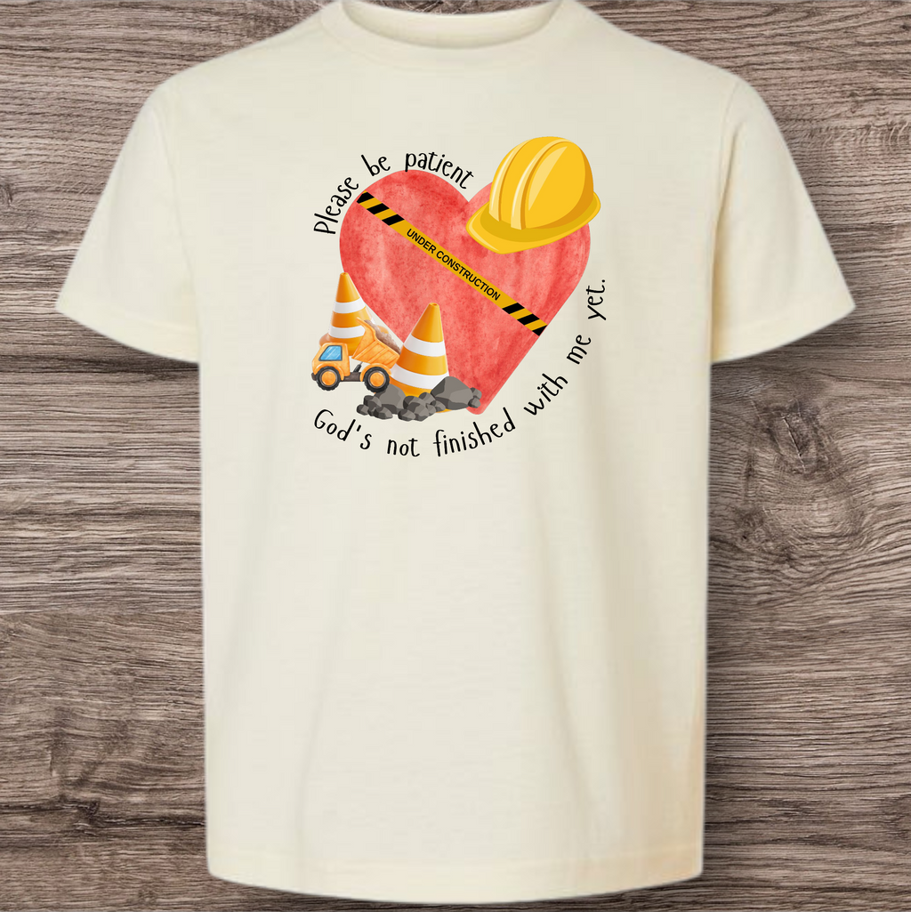 Please be patient...God's not finished