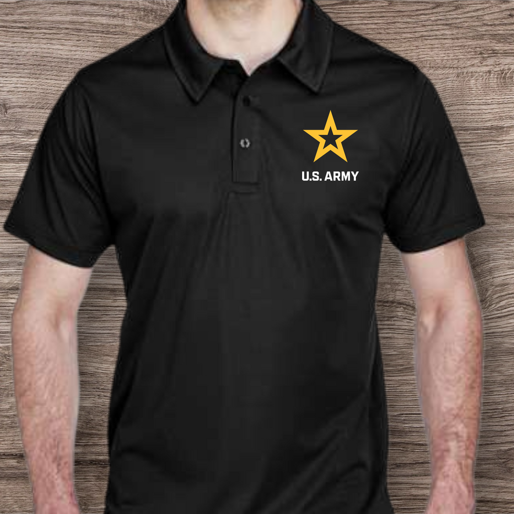US Army performance polo