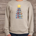 Watercolor Book tree sweatshirt