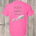 The Lord on high is mightier than the waves.of the sea