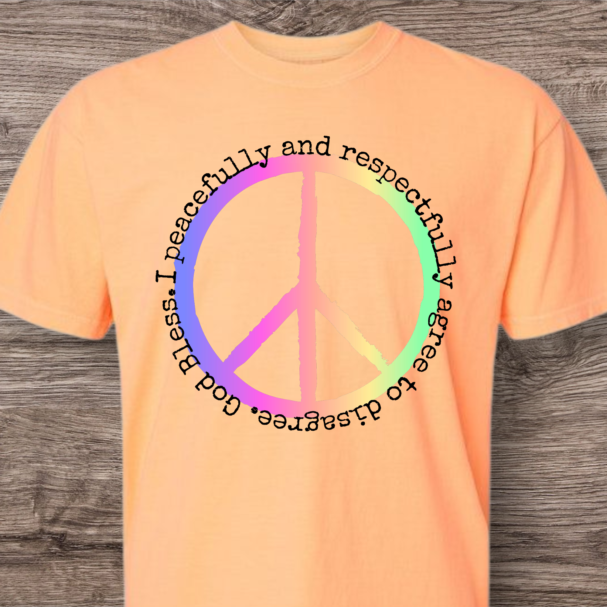 I peacefully and respectfully agree to disagree. God Bless.