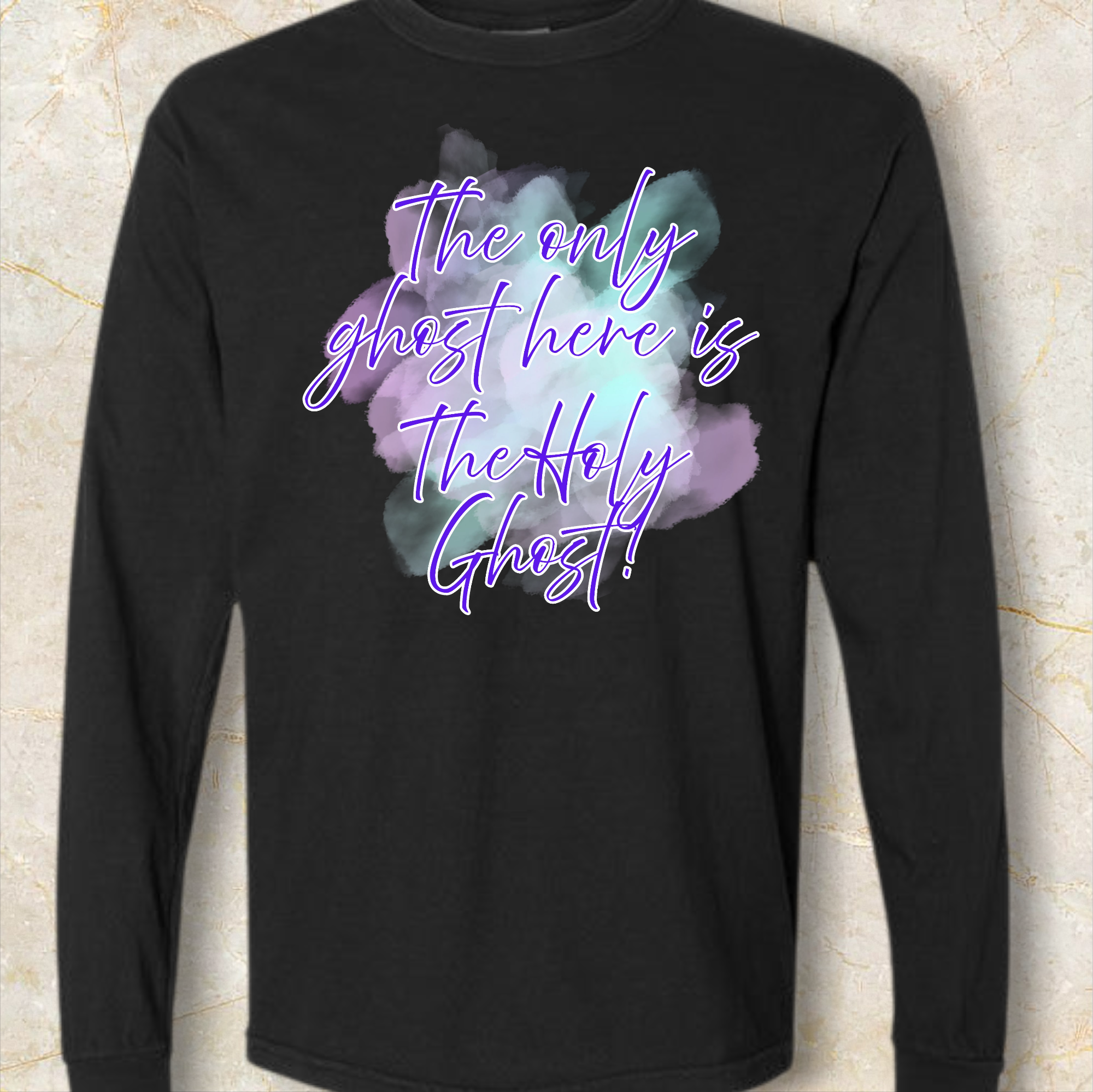 The only ghost here is the Holy Ghost