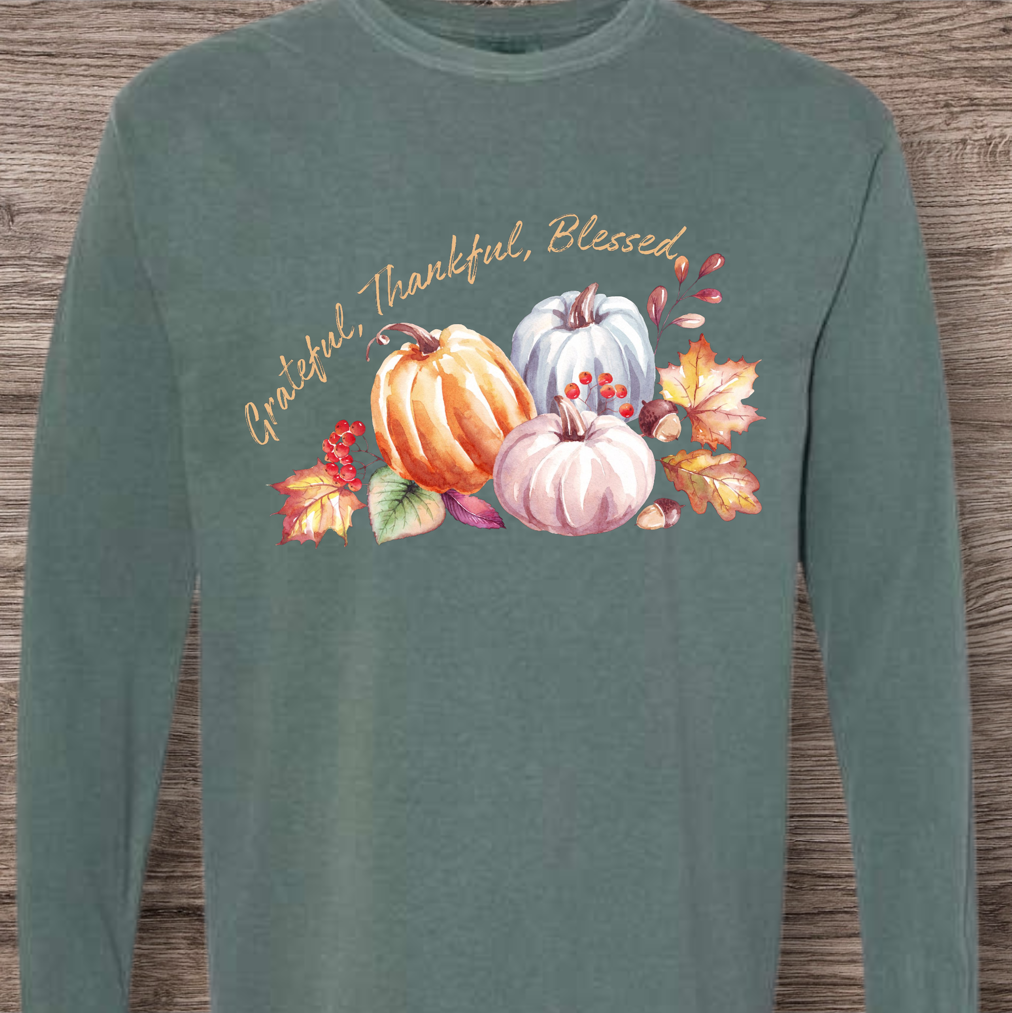 Grateful, Thankful, Blessed Blue Spruce