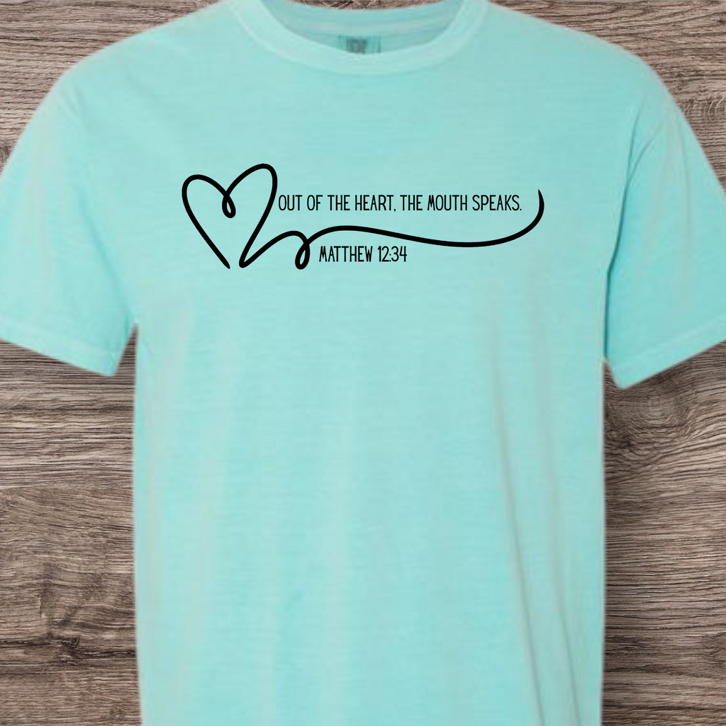 Out of the heart the mouth speaks