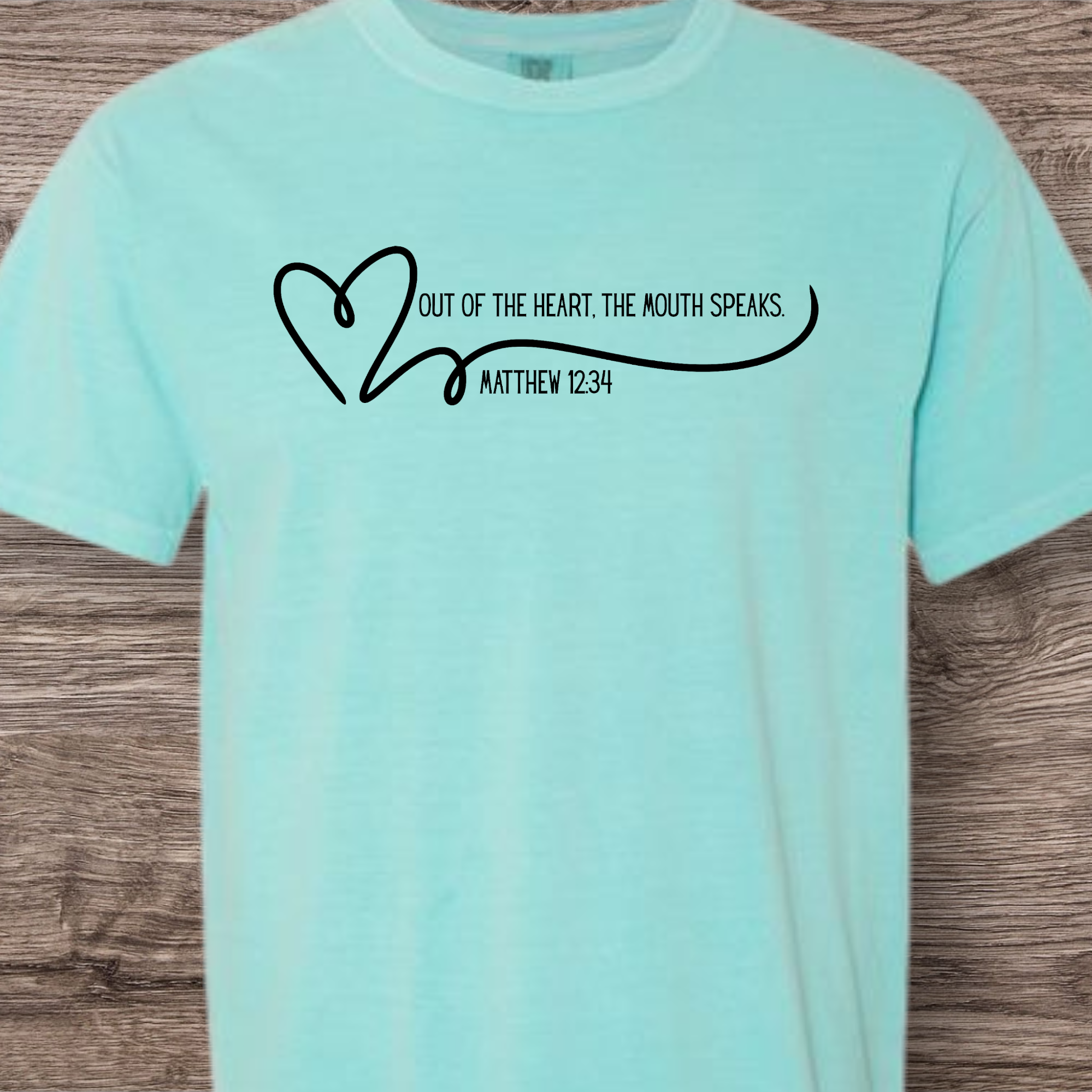 Out of the heart the mouth speaks