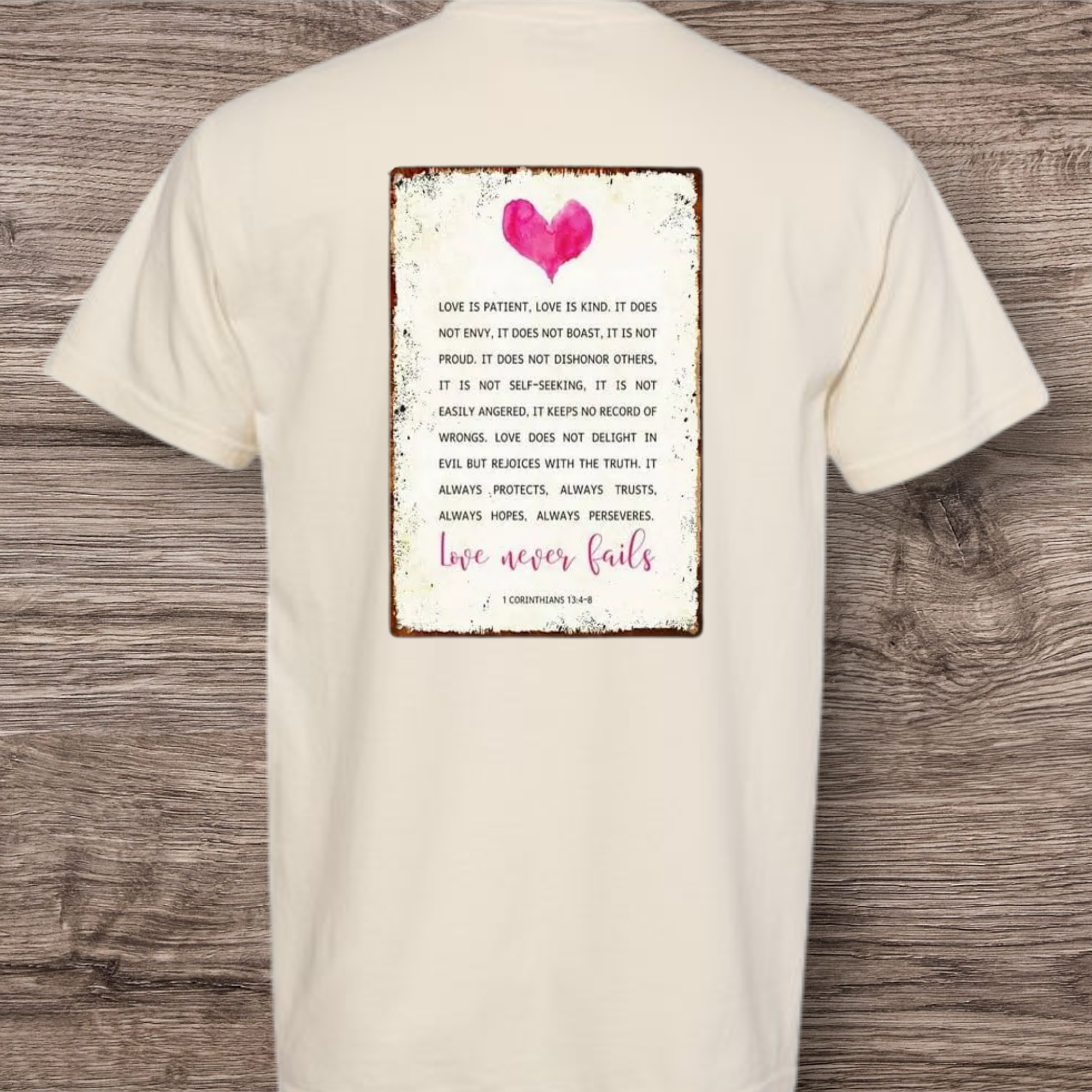 Love is Patient ivory T-Shirt