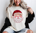 Faux embroidered Santa