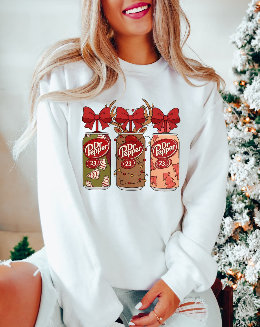 DP Christmas soda cans