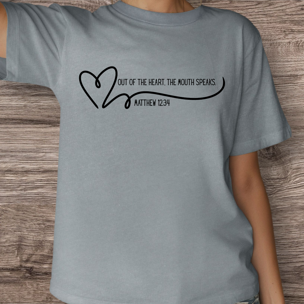 Out of the heart the mouth speaks