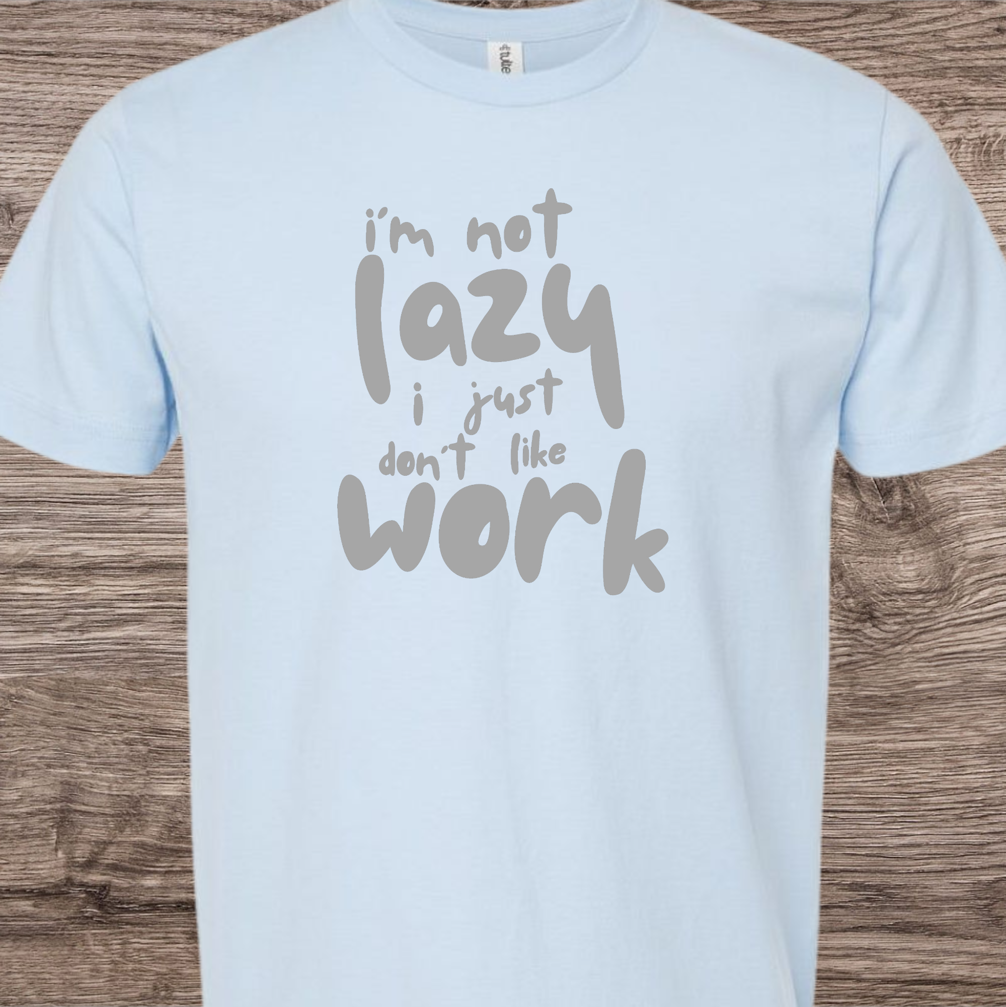 I'm not lazy