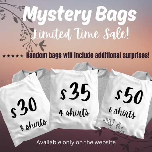 4 Shirt MYSTERY BAG $35