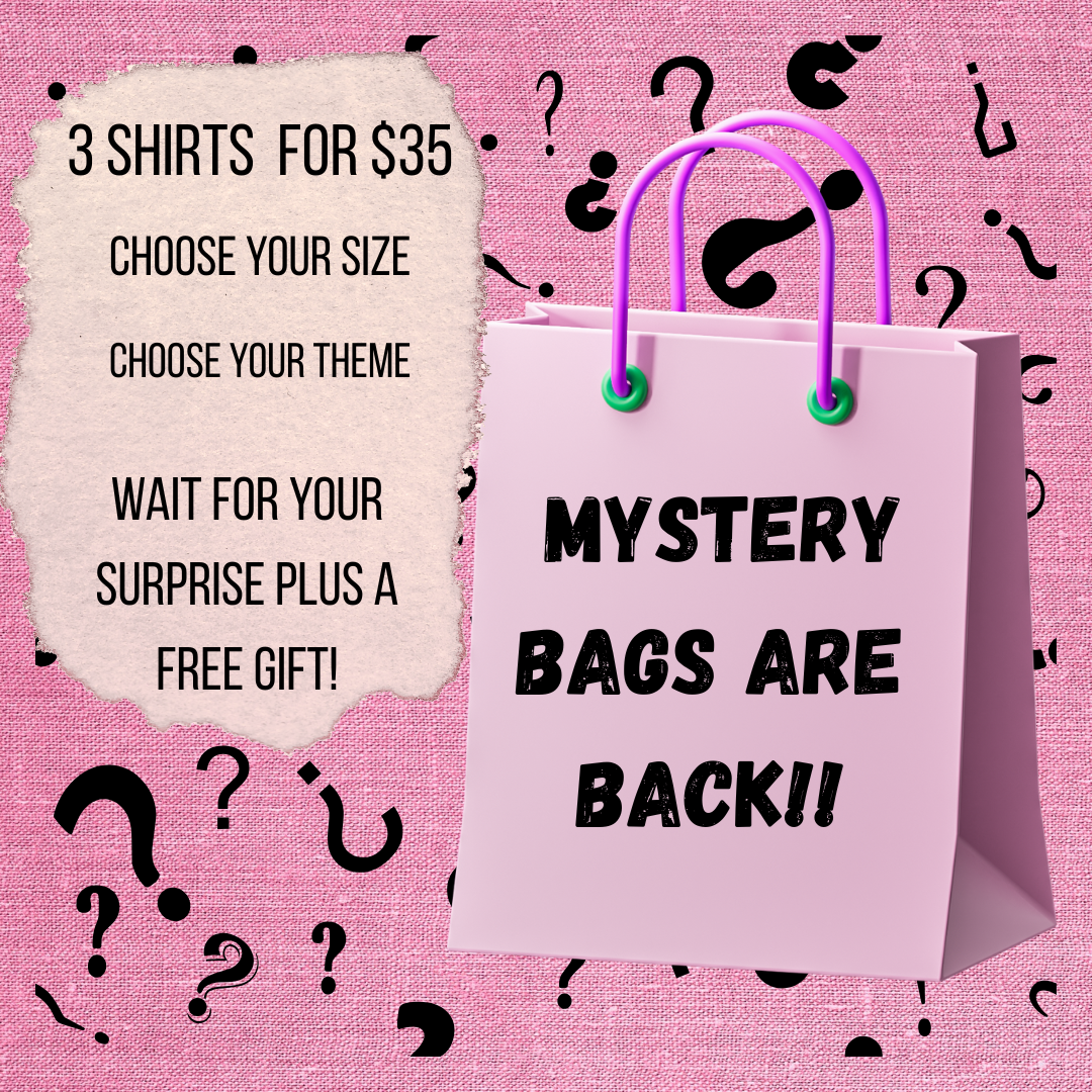 3 Shirt Mystery Bag with free gift