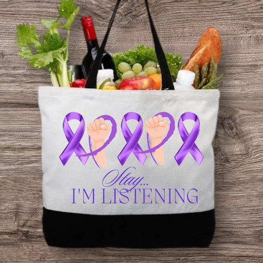 Suicide Prevention Awareness Tote