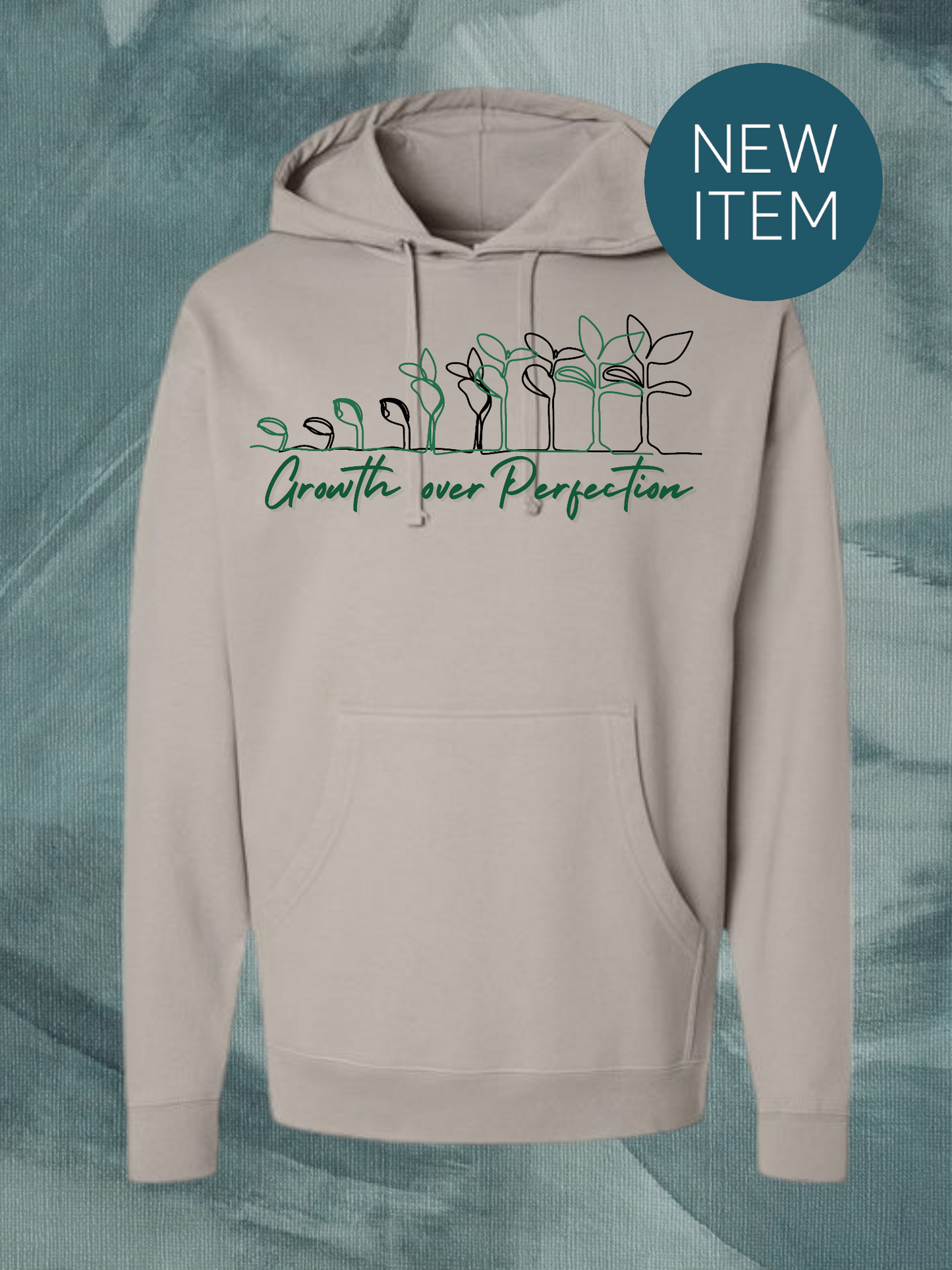 Growth over Perfection hoodie