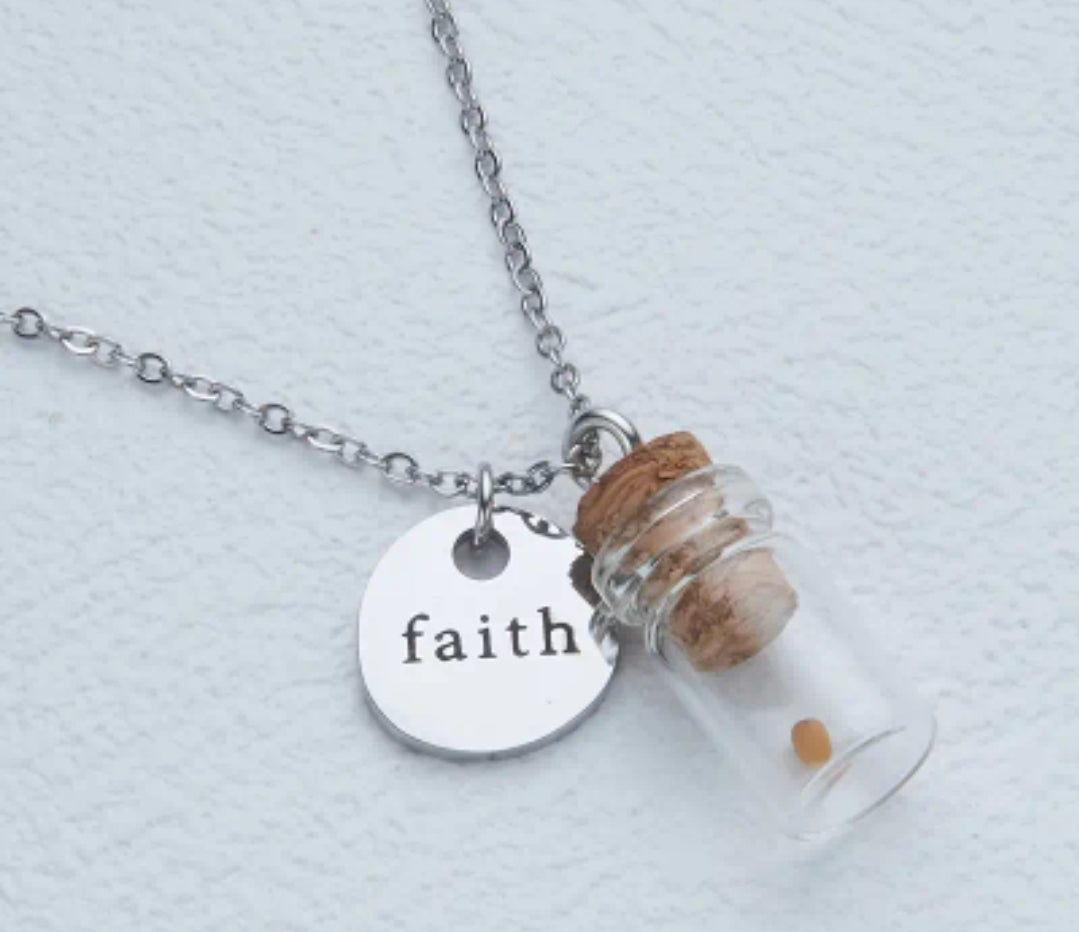 Faith of a mustard seed necklace