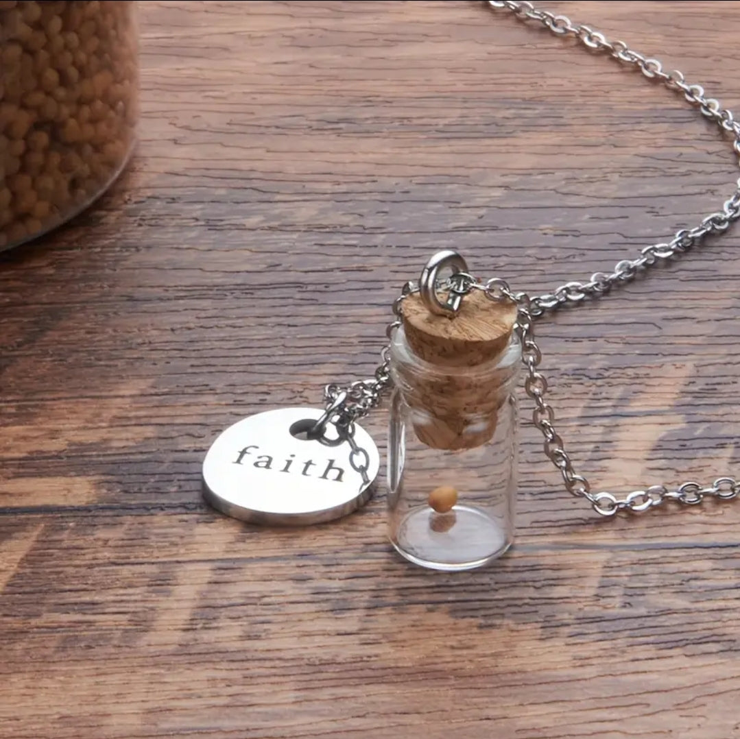 Faith of a mustard seed necklace