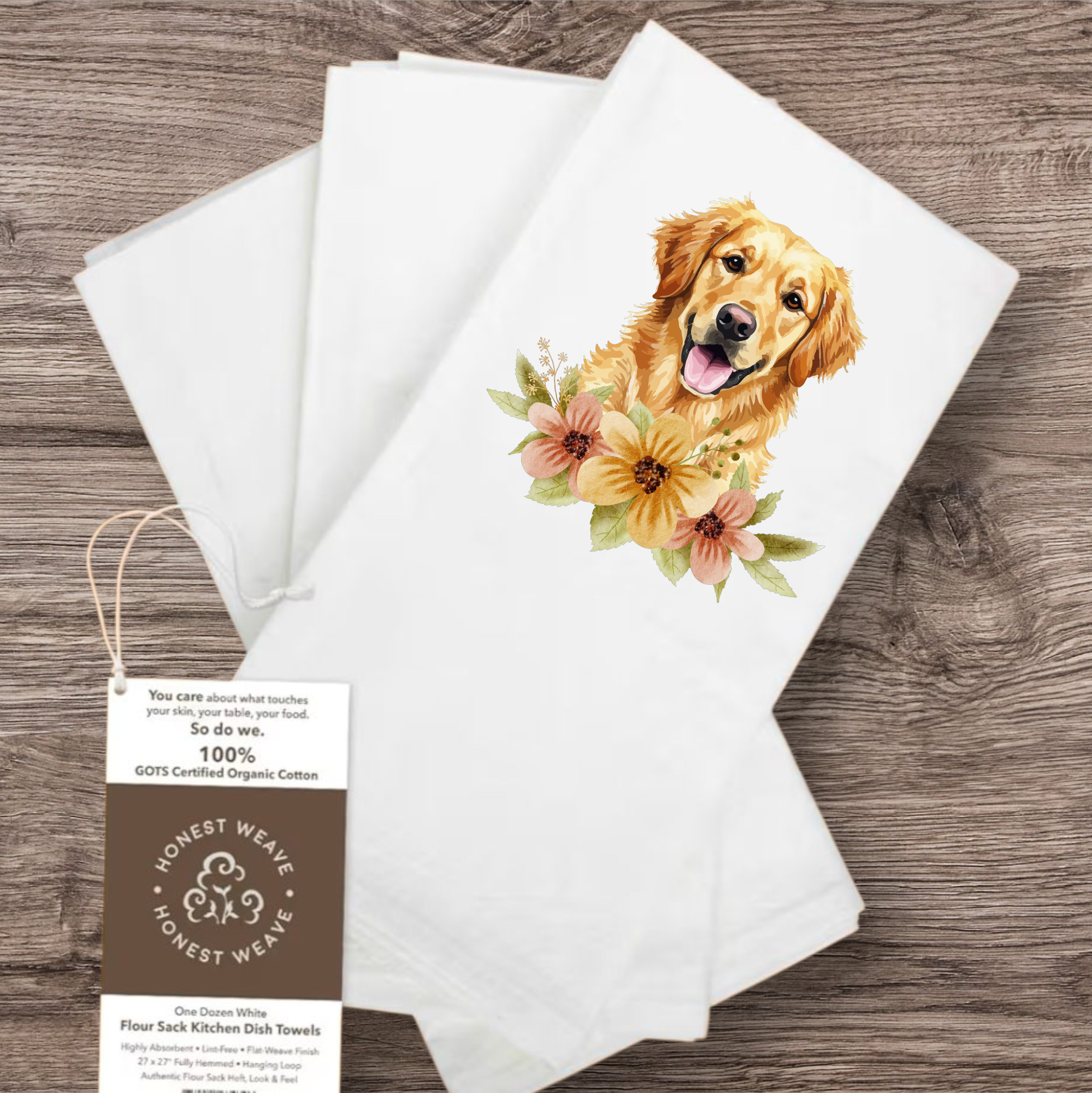 Organic Dog Tea Towels