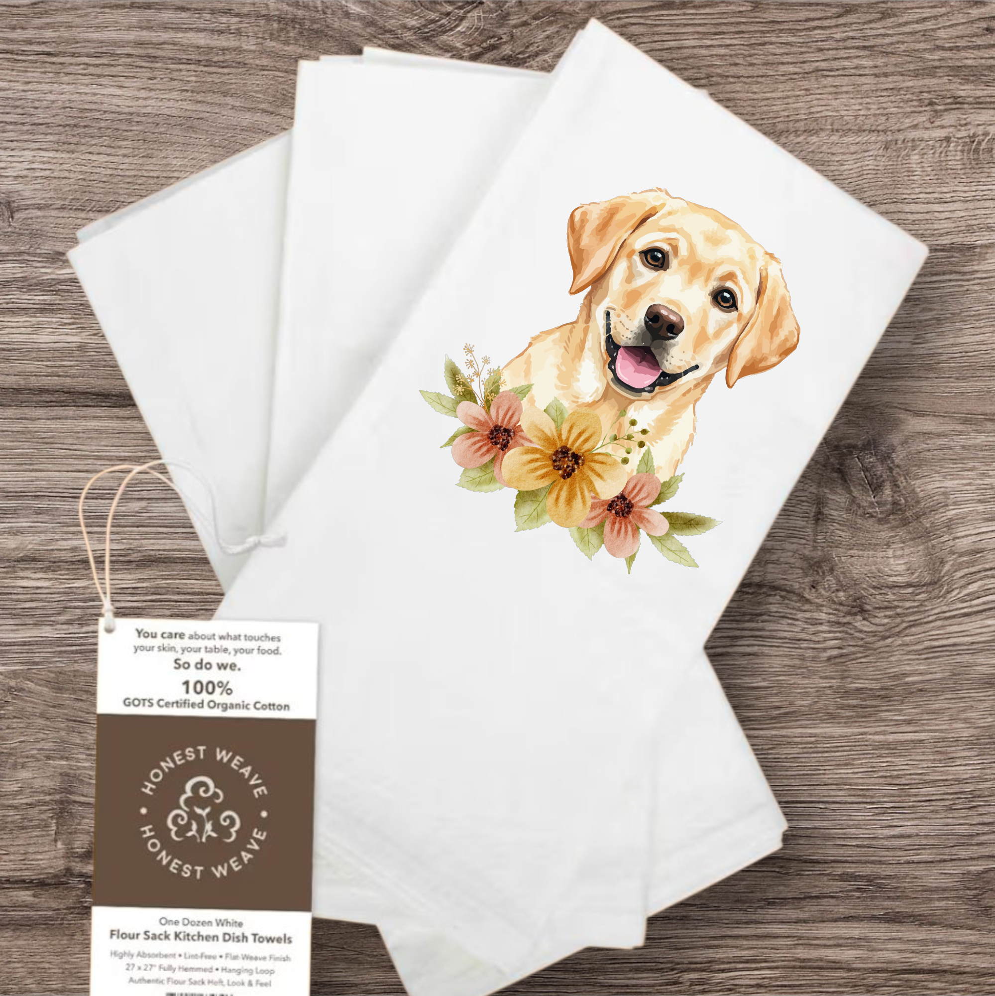 Organic Dog Tea Towels