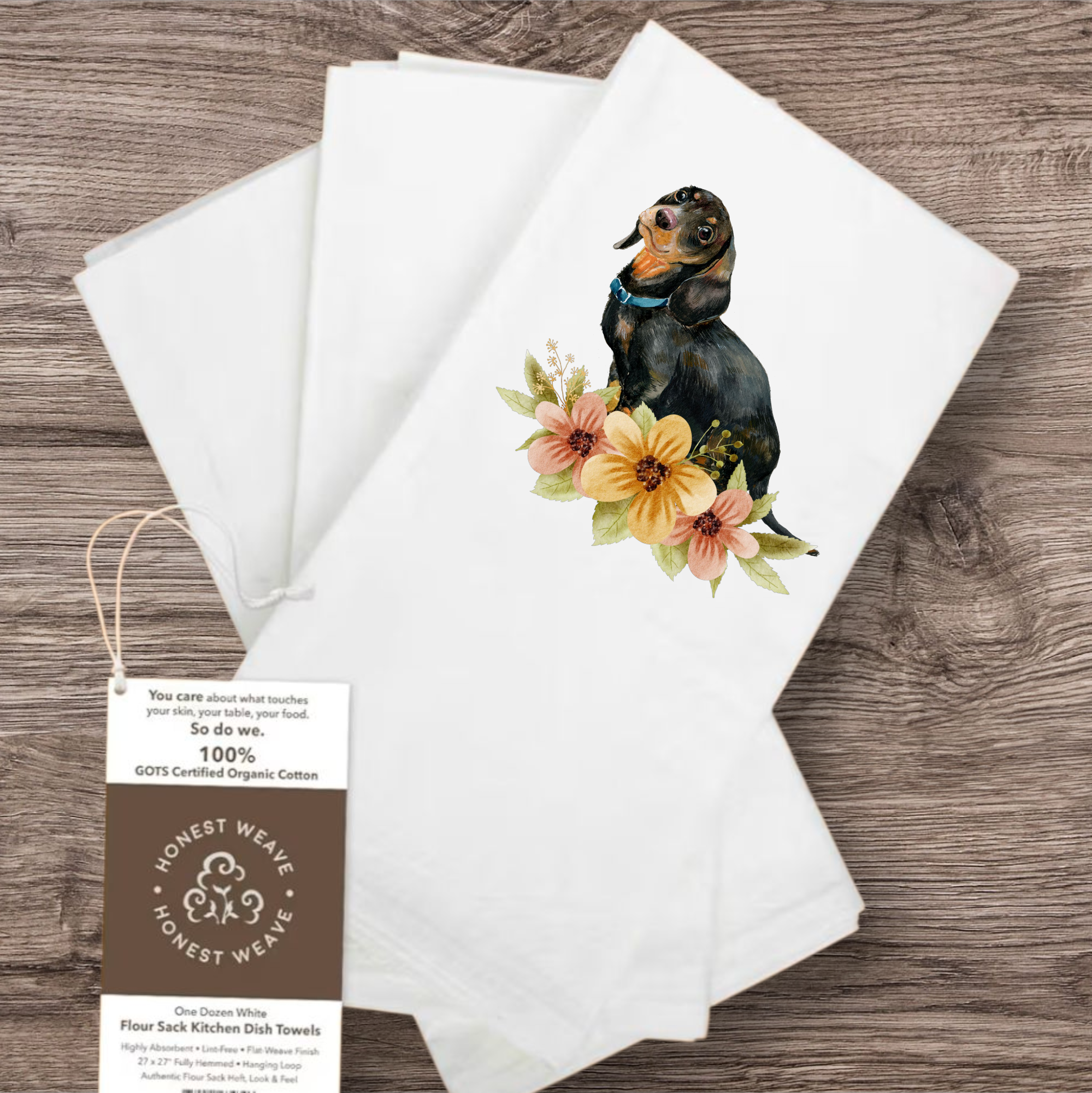 Organic Dog Tea Towels