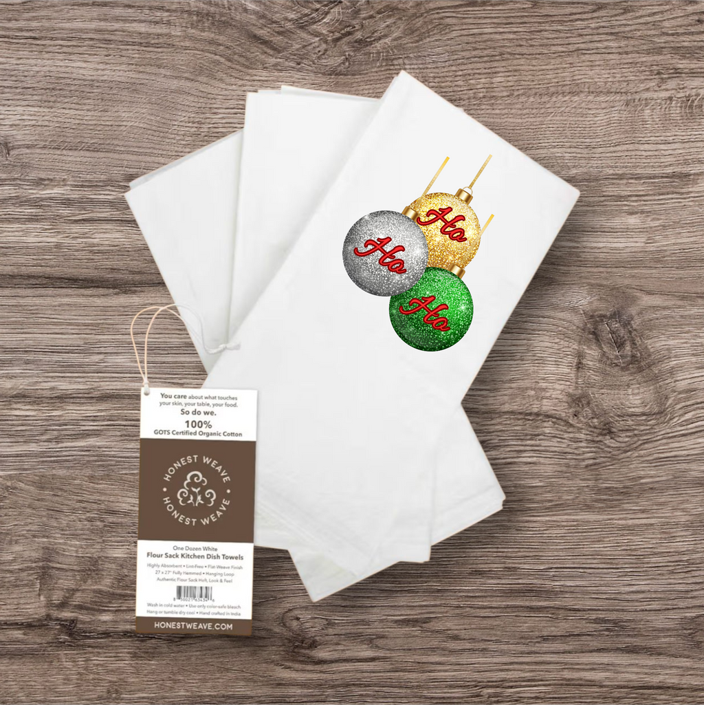 Organic Christmas flour sac towel (Cannot guarantee shipping by Thanksgiving)