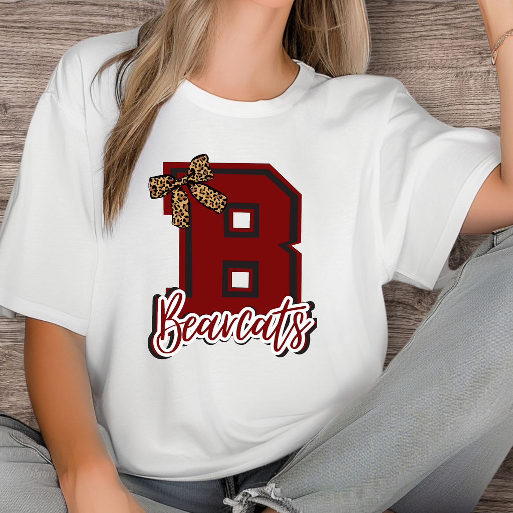 Mascot initial with Bows