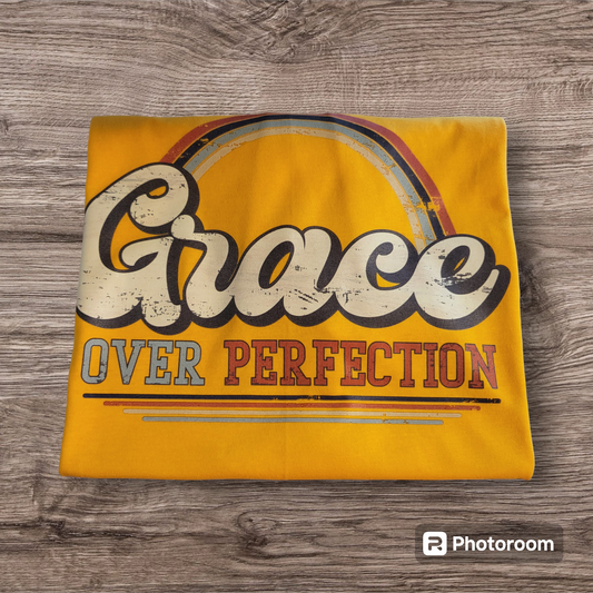 Grace over Perfection vintage Tee