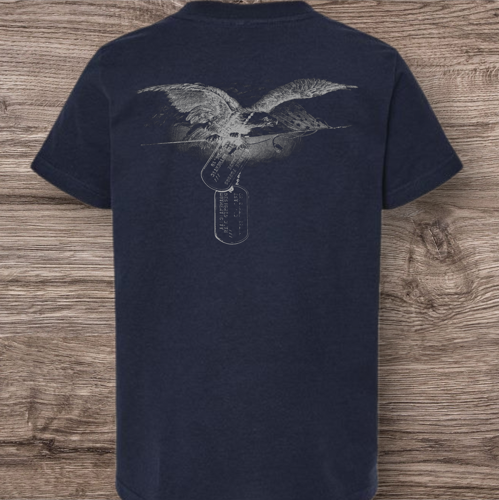 Eagle with Dog Tags